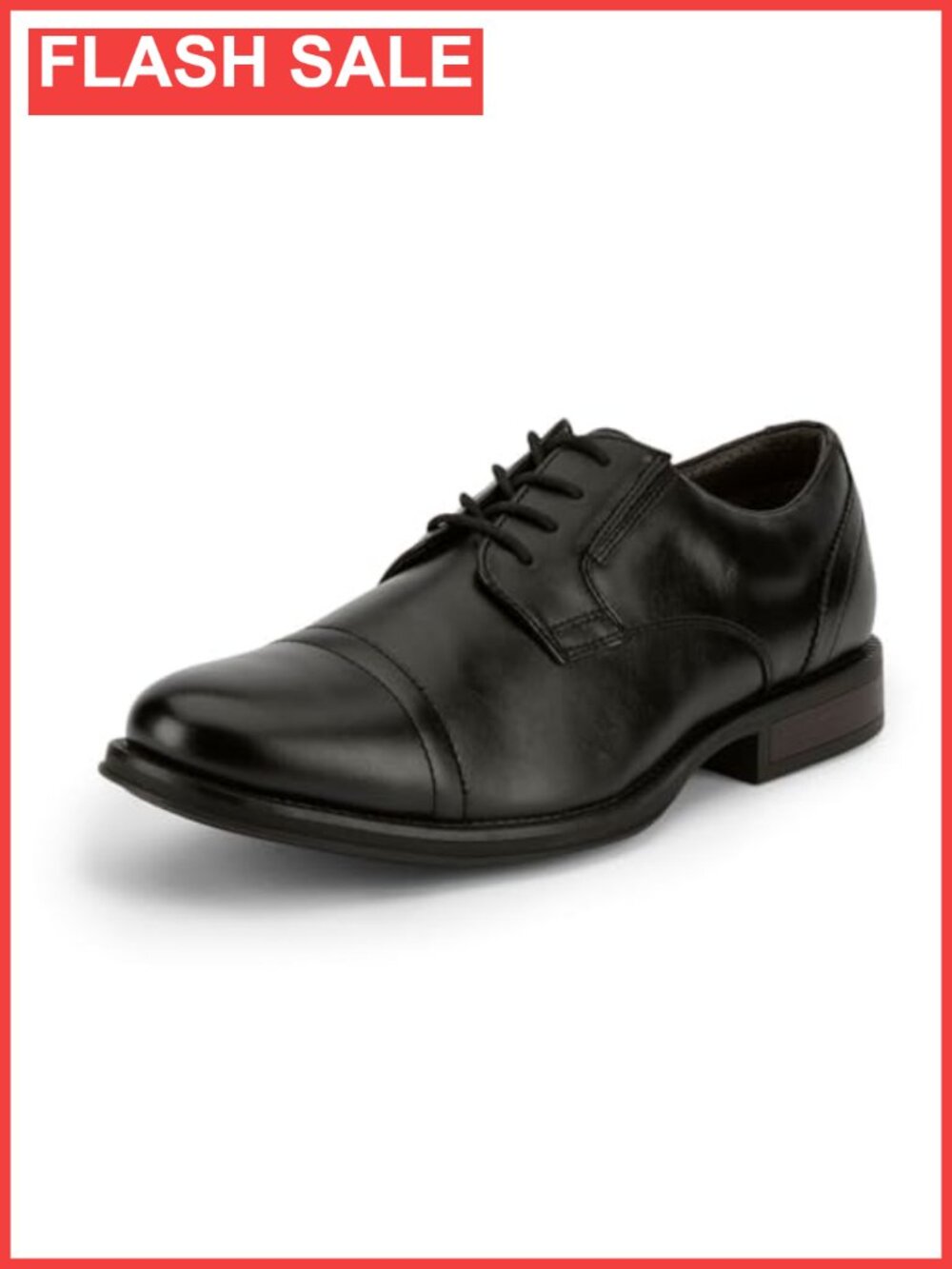 Mens Garfield Cap Toe Dress Oxford Synthetic Lace-Up Cushioned Business Shoe
